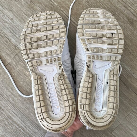 Women Nike Air Max Sequent 4.5 White Black Sneakers BQ8824-100 - 10 - Picture 9 of 10